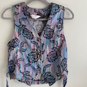 Blair boutique floral vest